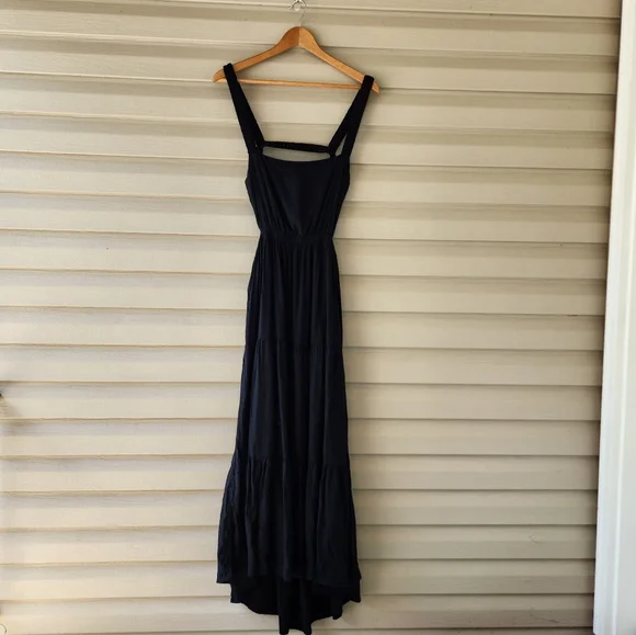 Abercrombie and Fitch black linen blend dress - Picture 11 of 13